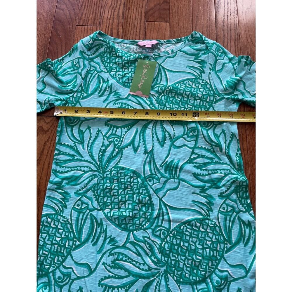Lilly Pulitzer Little Cassie Knit Dress Shorely Blue Toucan Tango Sz XL NWT - Picture 3 of 8